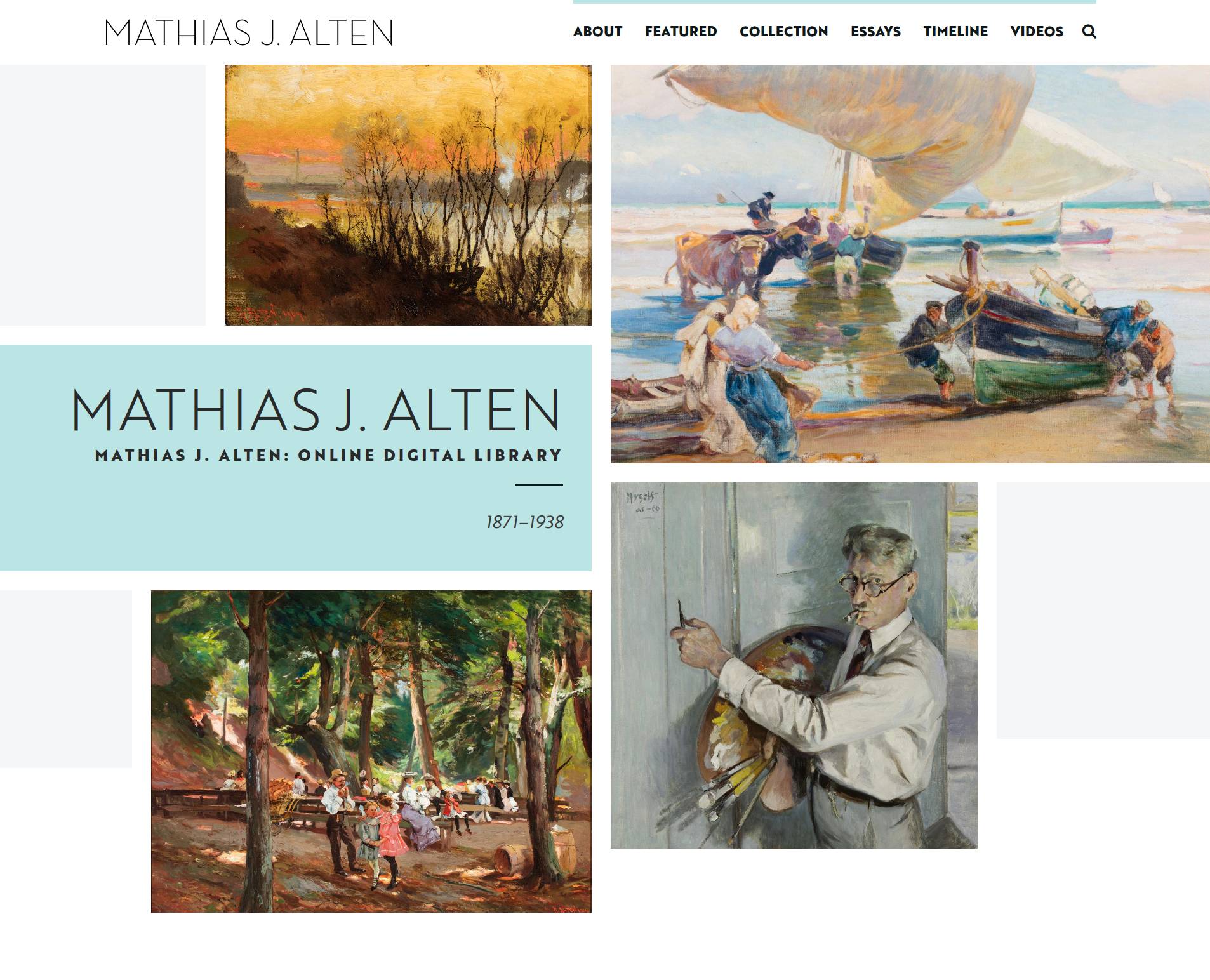 mathiasalten.com homepage